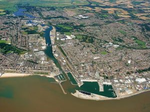 Aerial image of Port of Lowestoft